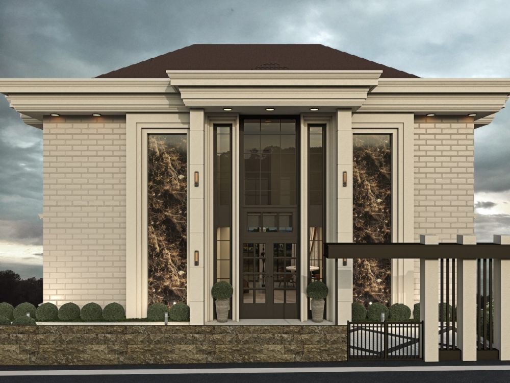 Neo-Klasik Şıklık: Galerili ve Teraslı Lüks Villa Projesi