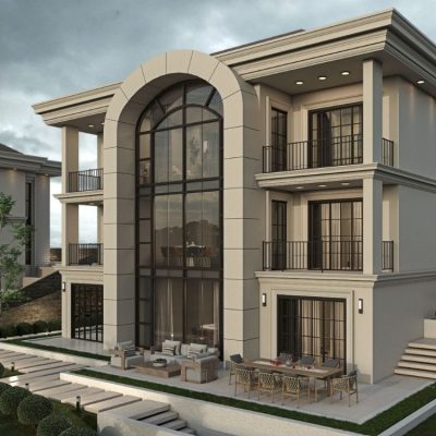 Neo-Klasik Şıklık: Galerili ve Teraslı Lüks Villa Projesi