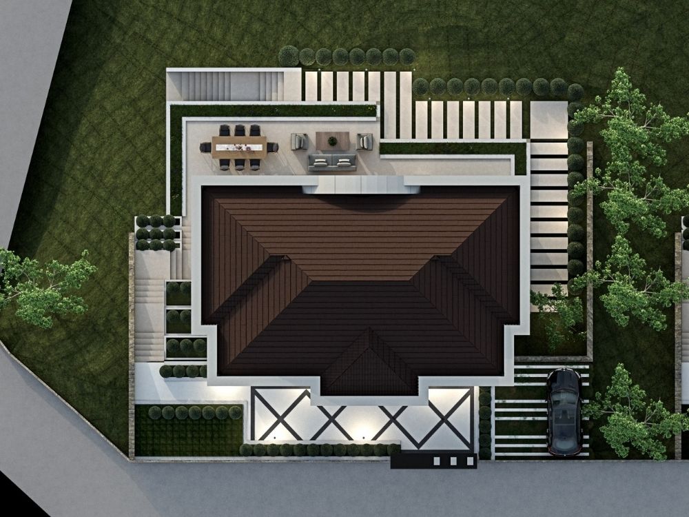 Neo-Klasik Şıklık: Galerili ve Teraslı Lüks Villa Projesi