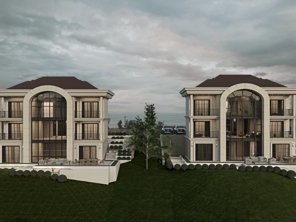 Neo-Klasik Şıklık: Galerili ve Teraslı Lüks Villa Projesi