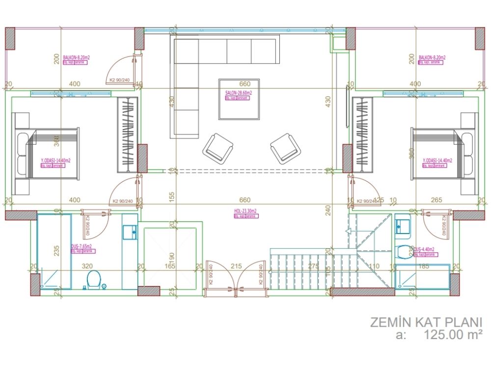 Neo-Klasik Şıklık: Galerili ve Teraslı Lüks Villa Projesi